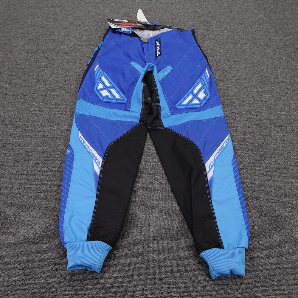 Fly Racing Pants Mens 30 Blue F-16 303 Race Motocross MX Padded Protective